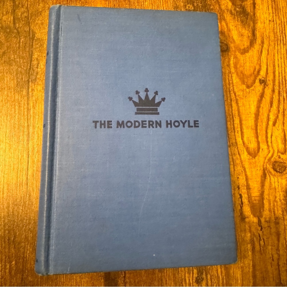 The Modern Hoyle 1945 Vintage Card Games‎ Book WWII Wartime Hardcover